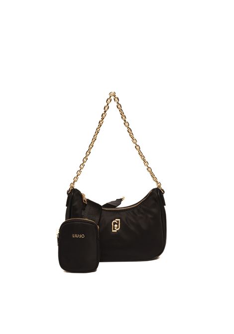 black shoulder bag with chain LIU JO | AA5180T4559ACHALA-22222